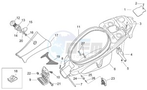 SR 50 IE-Carburatore 50 drawing Rear body II