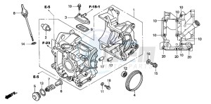 NPS50 drawing CRANKCASE (NPS505/6/8)