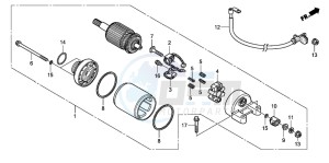 VT750C drawing STARTING MOTOR