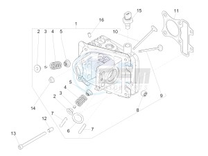 PRIMAVERA 50 4T-3V NOABS E4 (EMEA) drawing Head unit - Valve