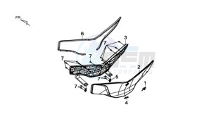 MAXSYM 600 I ABS EXECUTIVE EURO4 L7 drawing COWLING