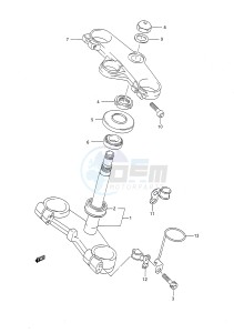 GSX-R750 (E28) drawing STEERING STEM