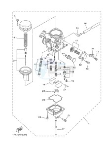 YBR125E (4P2T) drawing CARBURETOR