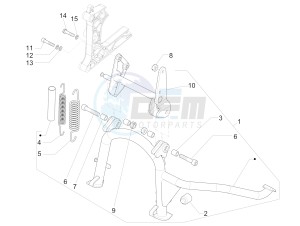 MP3 500 LT Business (EMEA) drawing Stand/s