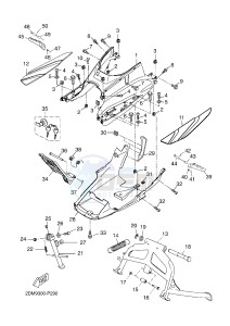 X-MAX125 ABS X-MAX (2DM6 2DM6) drawing STAND & FOOTREST