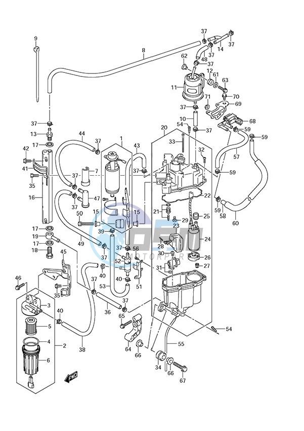 Fuel Pump/Fuel Vapor Separator