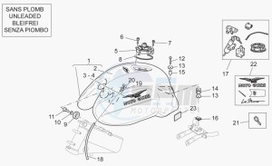 V 11 1100 Le Mans Le Mans drawing Fuel tank cee