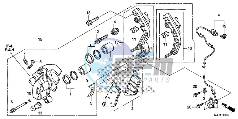 FRONT BRAKE CALIPER