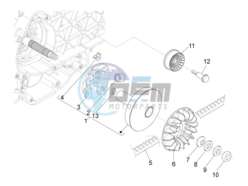 Driving pulley