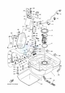 YXZ1000ETS YXZ1000ET (BASC) drawing FUEL TANK