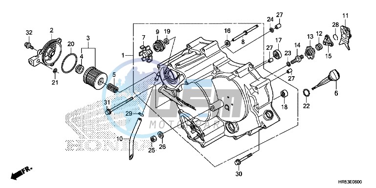 FRONT CRANKCASE COVER