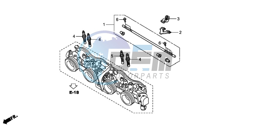 THROTTLE BODY (COMPONENT PARTS)