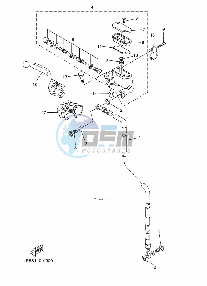 FRONT MASTER CYLINDER