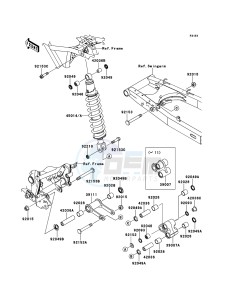 D-TRACKER_125 KLX125DDF XX (EU ME A(FRICA) drawing Suspension/Shock Absorber