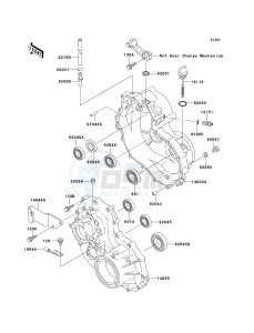 KAF 300 B [MULE 500] (B1-B2) [MULE 500] drawing GEAR BOX