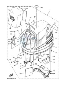 F115AETL drawing FAIRING-UPPER