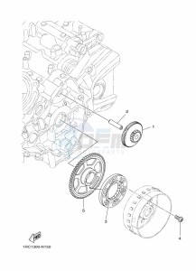 XSR900 MTM850 (BAE1) drawing STARTER