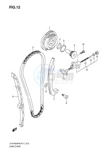 LT-A700X (P17) drawing CAM CHAIN