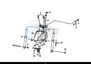 MIO 50I (45 KM/H) (FS05W1-EU) (E4) (L8-M0) drawing FRONT FORK