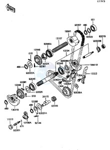 KL 650 A [KLR650] (A6-A9) [KLR650] drawing BALANCER