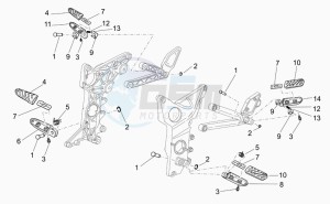 Griso V 1100 IE IE drawing Foot rests I