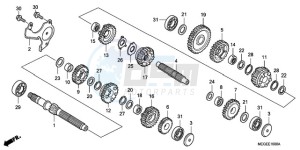 VT750CA9 Australia - (U / SPC) drawing TRANSMISSION