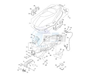 YP R X-MAX ABS 125 drawing SEAT