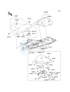 ZX 1000 D [NINJA ZX-10R] (D6F-D7FA) D7FA drawing SEAT