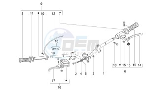 Sport City One 50 2t 2v e3 drawing Handlebar