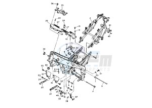 FZR 1000 drawing FRAME