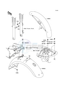 W650 EJ650C6F GB XX (EU ME A(FRICA) drawing Fenders