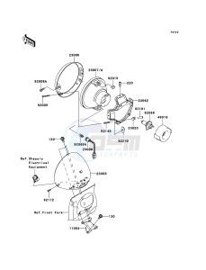 VN1600 CLASSIC TOURER VN1600D6F GB XX (EU ME A(FRICA) drawing Headlight(s)