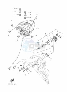 YZF250-A (B1X5) drawing TAILLIGHT