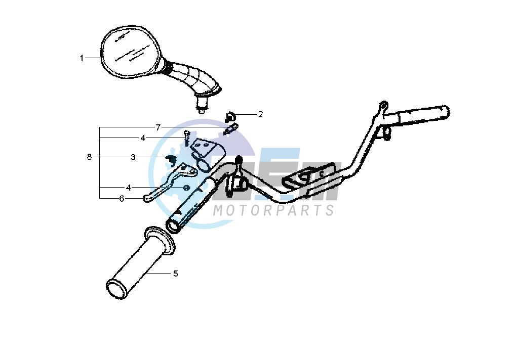 Rear brake control