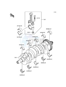 Z800 ABS ZR800FGF UF (UK FA) XX (EU ME A(FRICA) drawing Crankshaft