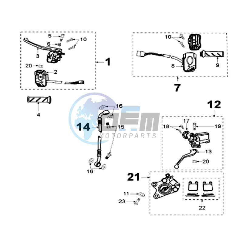 BRAKE SYSTEM BRAKE CALIPER *AJP*