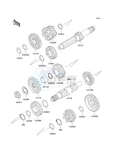 VN 800 G [VULCAN 800 DRIFTER] (E1-E5) [VULCAN 800 DRIFTER] drawing TRANSMISSION