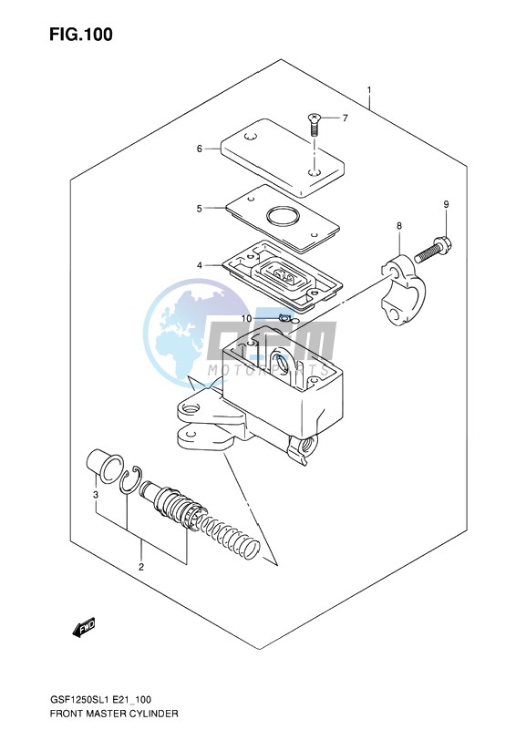 FRONT MASTER CYLINDER