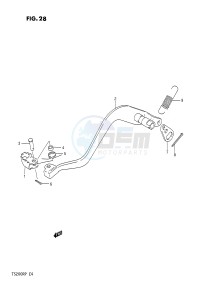 TS200R (E4) drawing REAR BRAKE