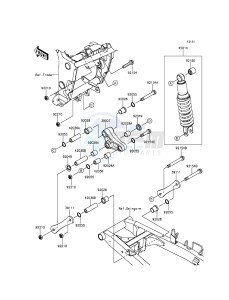 Z300 ER300AGF XX (EU ME A(FRICA) drawing Suspension/Shock Absorber