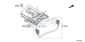 TRX420FMD TRX420 Europe Direct - (ED) drawing METER