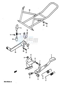 GSX-R750 (E2) drawing STAND