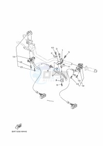 MT-07 MTN690 (BATK) drawing HANDLE SWITCH & LEVER