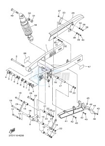 XVS1300CU XVS1300 CUSTOM XVS1300 CUSTOM (2SS6) drawing REAR ARM & SUSPENSION