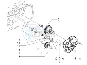 ZIP 50 4T 25 KMH NOABS E4 25kmh (EMEA) drawing Reduction unit