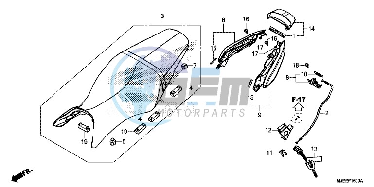 SEAT/ REAR COWL