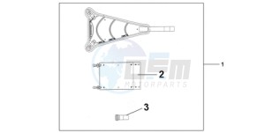 CBR1000RA9 U / ABS drawing TANK BAG