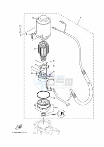 F250DETX drawing TILT-SYSTEM-2