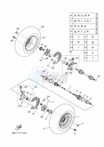 YFM450FWBD YFM45KPXK (BB5D) drawing FRONT WHEEL