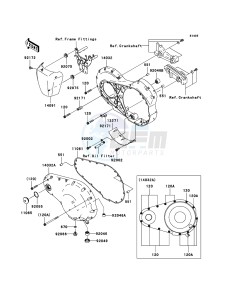 VN2000 CLASSIC VN2000H9F GB XX (EU ME A(FRICA) drawing Left Engine Cover(s)